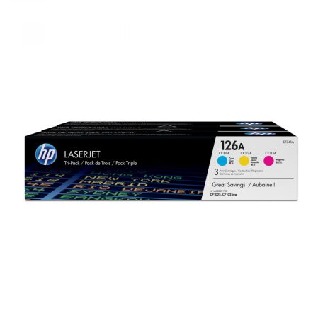 HP CF341A (126A) 3-pack C/M/Y Color toner