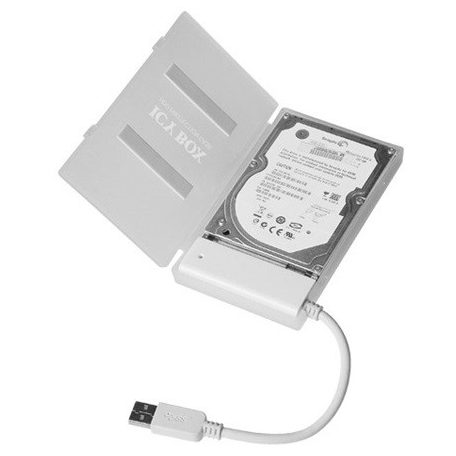 Raidsonic IB-AC603-U3 2,5" SATA USB3.0 HDD (9,5mm) White