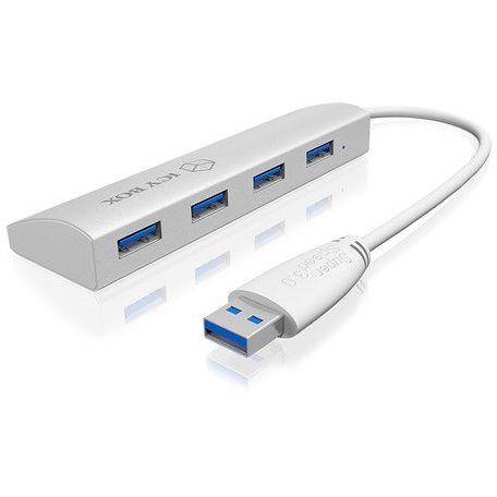 Raidsonic IB-AC6401 4port USB3.0 hub White