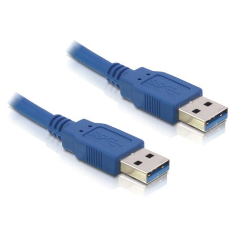 DeLock USB3.0-A (apa/apa) kábel 1m Blue