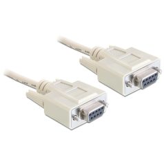   DeLock Cable Serial Null modem 9 pin female > 9 pin female 1,8m