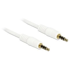   DeLock Cable Stereo Jack 3.5 mm 4 pin male > male 2m White