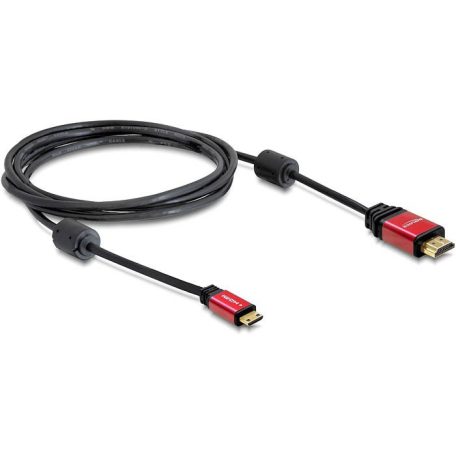 DeLock Cable High Speed HDMI with Ethernet - HDMI A male > HDMI Mini-C male 4K 5m