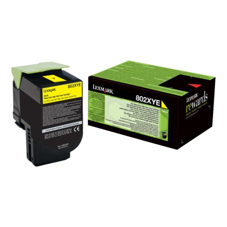 Lexmark 802XYE Extra High Yellow toner