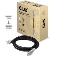   Club3D Premium High Speed HDMI 2.0 4K60Hz UHD Cable 1 m Black