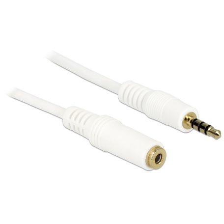 DeLock Extension Cable Audio Stereo Jack 3.5 mm male / female IPhone 4 pin 1m