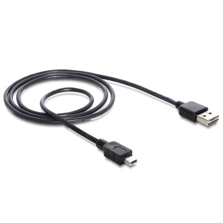 DeLock Cable EASY-USB 2.0 Type-A male > USB 2.0 Type Mini-B male 1m Black