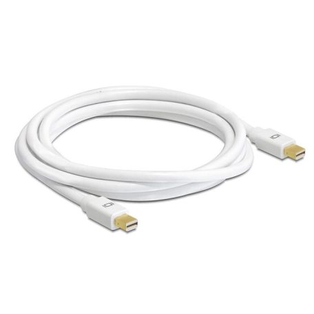 DeLock Cable Mini Displayport 1.2 male > Mini Displayport male 4K 2m White