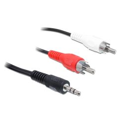   DeLock Cable Audio 3.5 mm stereo jack male > 2x RCA male 3m