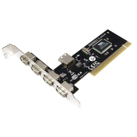 Logilink PC0028 PCI interface card USB 2.0 4+1