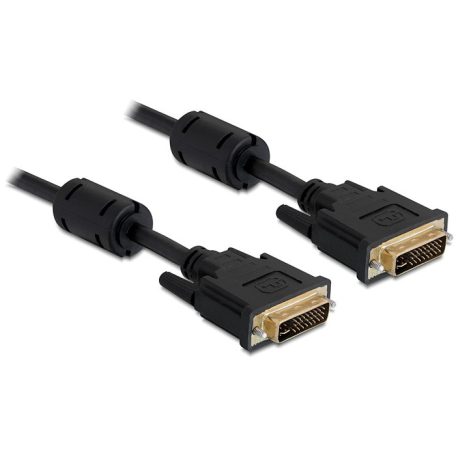 DeLock Cable DVI-D (Dual Link) male > DVI-D (Dual Link) male 3m Black