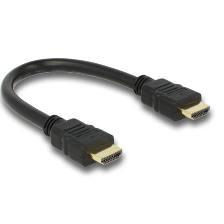 DeLock Cable High Speed HDMI with Ethernet – HDMI A male > HDMI A male 4K 25cm