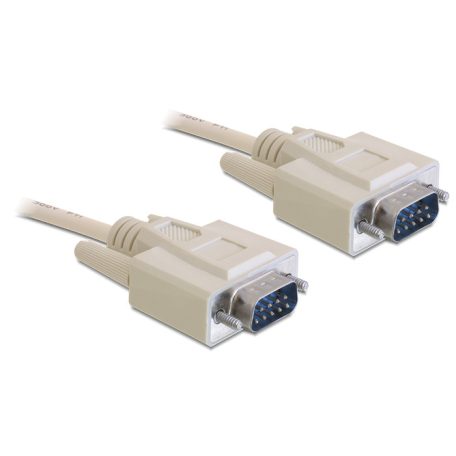 DeLock Cable RS-232 serial Sub-D9 male / male 5m