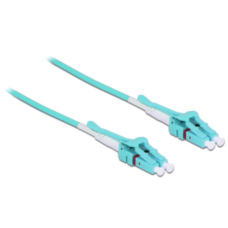 DeLock Cable Optical Fibre LC > LC Multimode OM3 Uniboot 1m