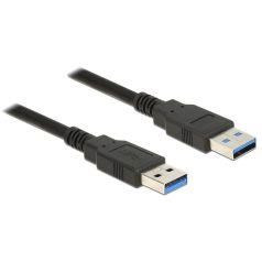   DeLock Cable USB 3.0 Type-A male > USB 3.0 Type-A male 1,5m Black