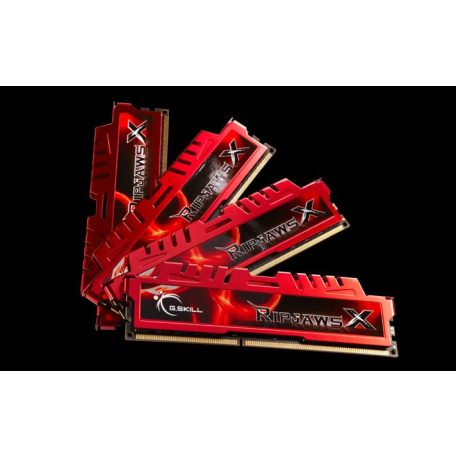 G.SKILL 32GB DDR3 1600MHz Kit(4x8GB) RipjawsX Red