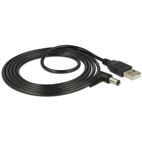 DeLock Cable USB Power > DC 5.5 x 2.1 mm Male 90° 1,5m