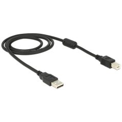   DeLock Cable USB 2.0 type A male > USB 2.0 type B male 1m Black