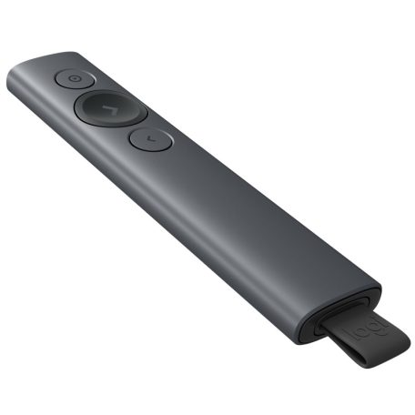 Logitech Spotlight Plus Presentation Remote Wireless Presenter Digital Laser Grey