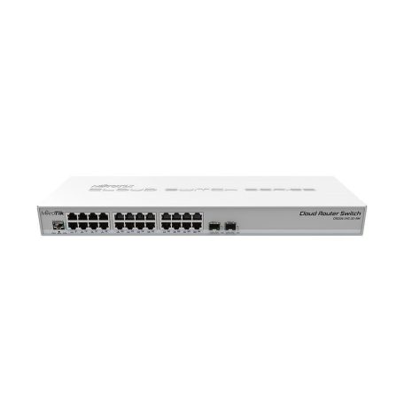 Mikrotik RouterBoard CSS326-24G-2S+RM 1U 24port GbE LAN 2x 10GbE SFP+ Cloud Smart Switch