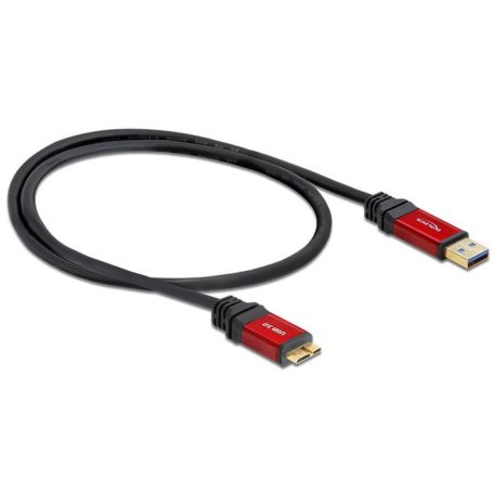 DeLock Cable USB 3.0 Type-A male > USB 3.0 Type Micro-B male 1m Premium