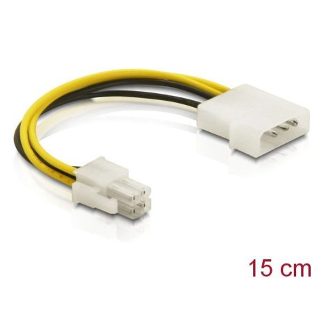 DeLock Cable P4 male > Molex 4pin male