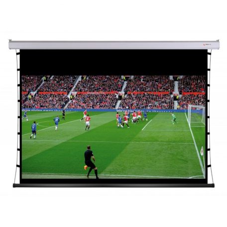 Funscreen Matt White Tensioned Motor 177x256 cm Format 16:9