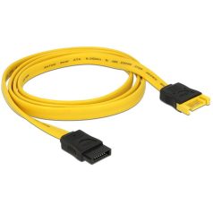   DeLock SATA 6 Gb/s plug > SATA receptacle 100cm Extension cable Yellow