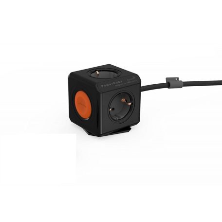 Allocacoc PowerCube Extended Remote 1,5m Black/Orange