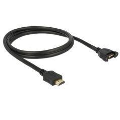 DeLock HDMI M/F cable 1m Black