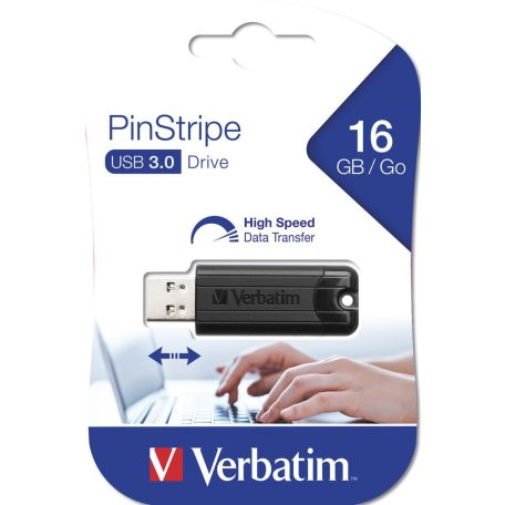 Verbatim 16GB Pinstripe USB3.0 Black