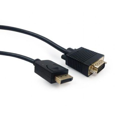 Gembird CCP-DPM-VGAM-6 DisplayPort to VGA adapter cable 1,8m Black