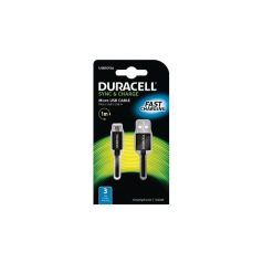 Duracell Sync/Charge Cable 1m Black