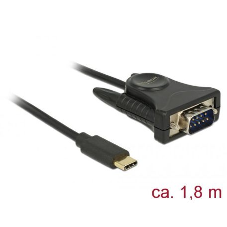 DeLock USB Type-C > 1x Serial DB9 RS-232 Adapter