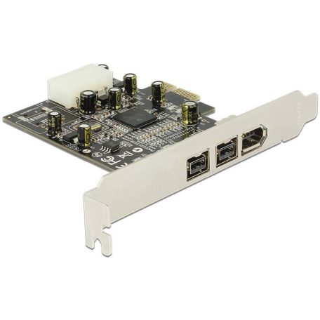 DeLock PCI Express Card > 2x external FireWire B + 1x external FireWire A