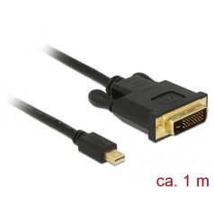   DeLock Mini Displayport 1.1 male > DVI-D (Single Link) male 1m Cable