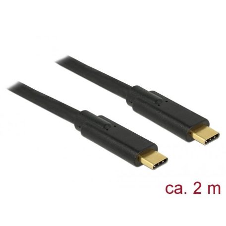 DeLock USB 3.1 Gen 1 (5 Gbps) cable Type-C to Type-C 2m 5A E-Marker