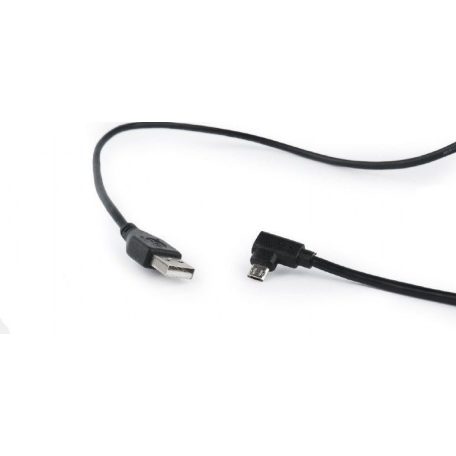 Gembird Double-sided right angle microUSB 1,8m blister cable Black