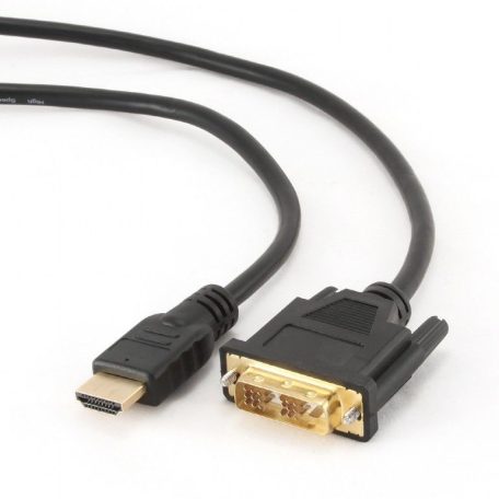 Gembird HDMI to DVI-D (Single Link) (18+1) cable 1,8m Black