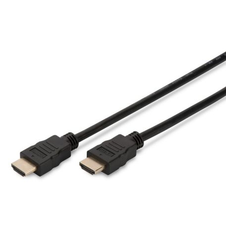 Assmann HDMI High Speed Ethernet connection cable type A M/M 1m Black