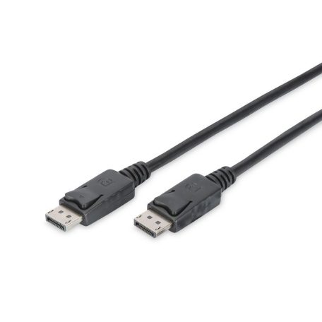 Assmann DisplayPort connection cable with interlock M/M 2m Black