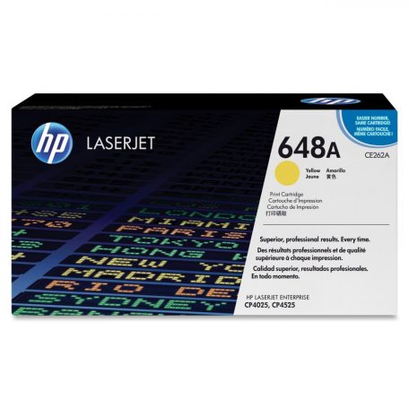 HP CE262A (648A) Yellow toner