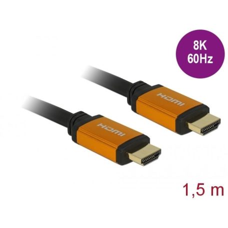 DeLock Ultra High Speed HDMI Cable 48 Gbps 8K 60 Hz 1,5m