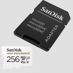   Sandisk 256GB microSDXC High Endurance Class 10  CL10 U3 V30 + adapterrel