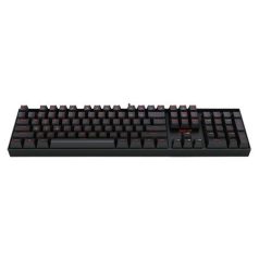   Redragon Mitra Red Backlight Mechanical Keyboard Brown Switches Black HU