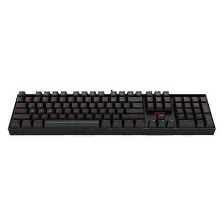 Redragon Mitra Red Backlight Mechanical Keyboard Brown Switches Black HU