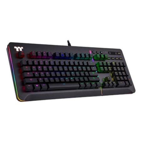 Thermaltake TT eSports Level 20 RGB Razer Green Gaming Keyboard Black US