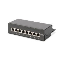 Digitus 8-port Patch Panel 1U Black