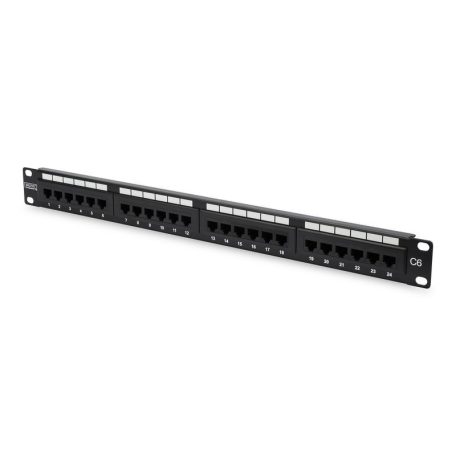 Digitus 24-port Patch Panel 1U Black