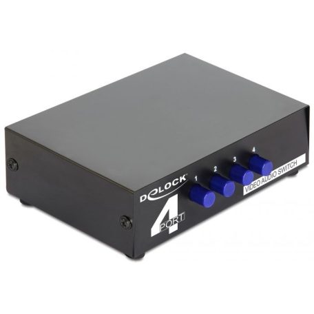 DeLock Audio/Video 4 port manual bidirectional Switch